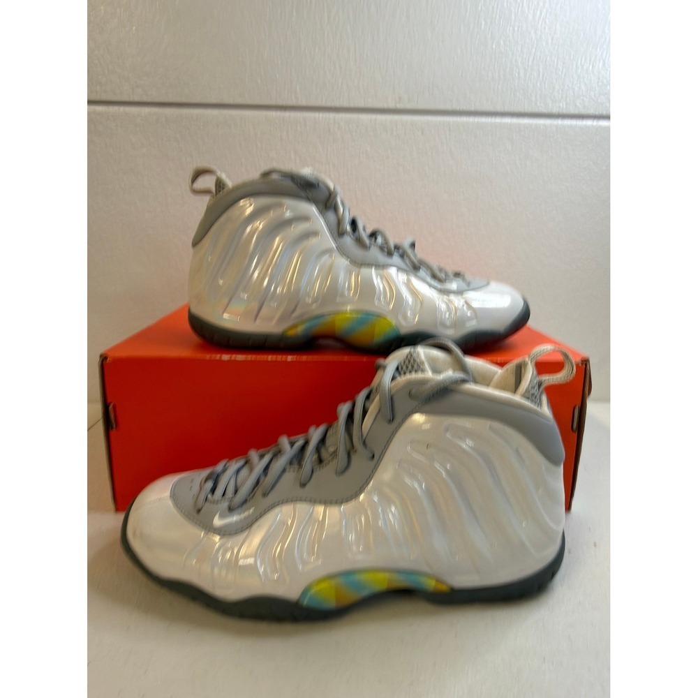 Nike Little‎ Posite One GS Pure Platinum Wolf Grey 6.5Y #2440